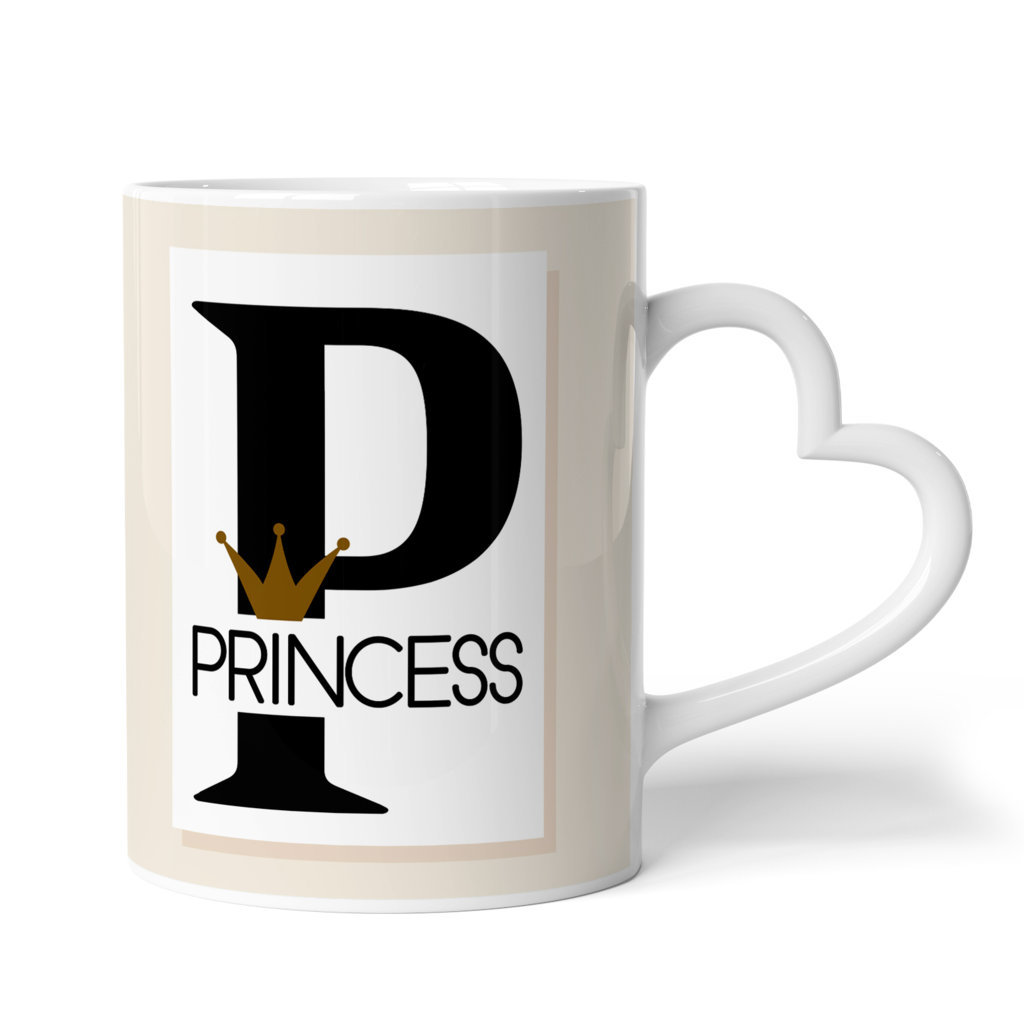 Printed Ceramic Coffee Mug | Valentine Day | Princess – For Little Her | 325 Ml…
